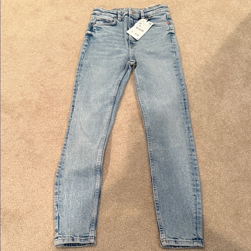 Zara high rise ankle skinny